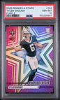 Graded 2025 Panini Rookies & Stars Tyler Shough #194 Purple /999 Rookie RC Football Card PSA 10 Gem Mint