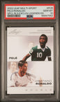 Graded 2022 Leaf Multi-Sport Cristiano Ronaldo Pele #PCR Special Release Exclusive Legends Edition Soccer Card PSA 10 Gem Mint