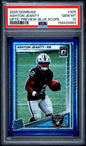 Graded 2025 Donruss Ashton Jeanty #305 Optic Preview Blue Scope Rookie RC Football Card PSA 10 Gem Mint