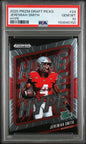 Graded 2025 Panini Prizm Draft Picks Jeremiah Smith #24 Hype Rookie RC Football Card PSA 10 Gem Mint