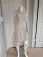 Shein Tan Wrap Dress Women's Medium/38