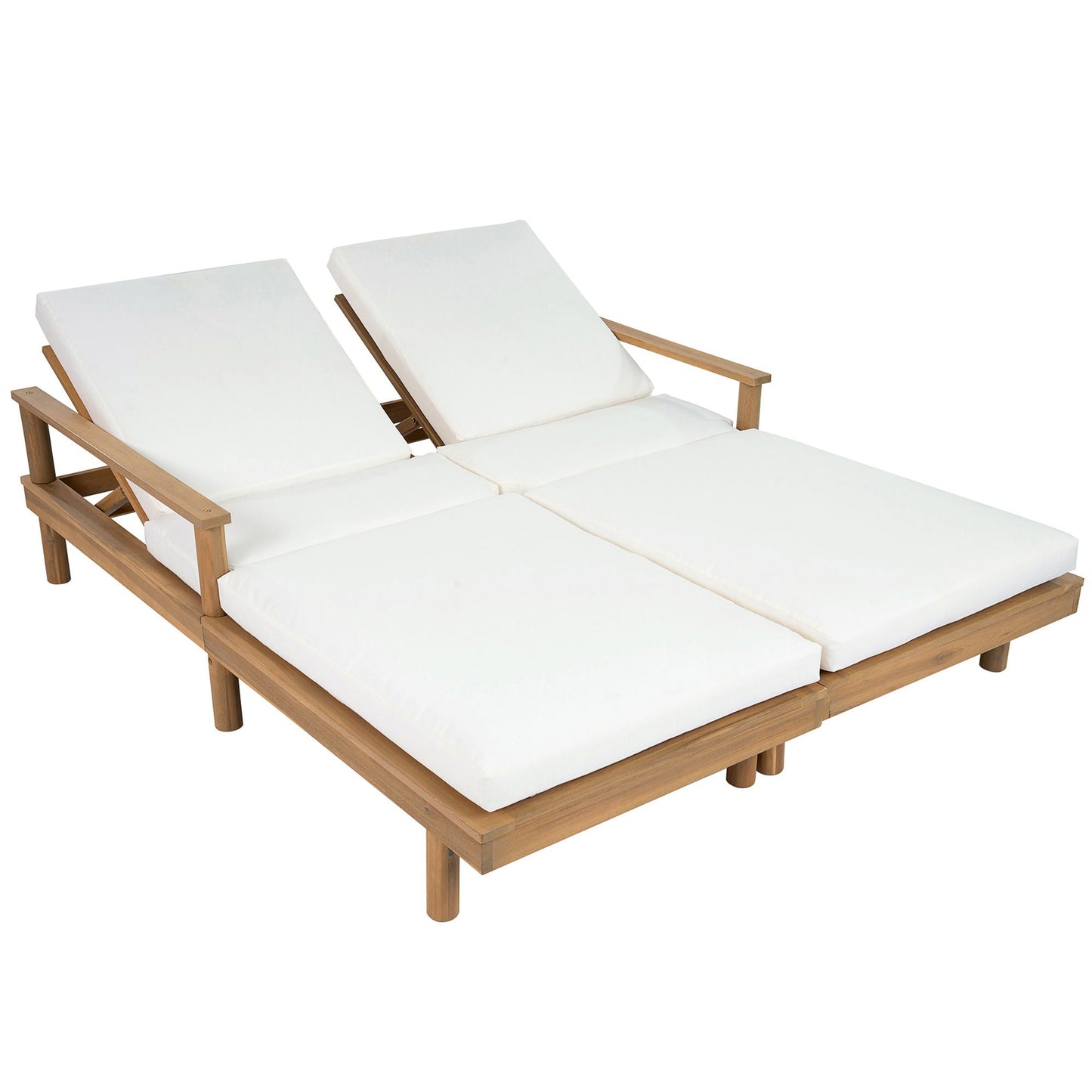 5 Position Adjustable Outdoor Chaise Lounge