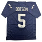 Autographed/Signed Jahan Dotson Penn State Blue College Football Jersey Beckett BAS COA