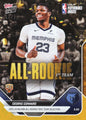2025 Topps Now Cedric Coward #AR05 Orange Foil /25 2025-26 KIA NBA All Rookie First Team Selection Memphis Grizzlies Rookie RC Basketball Card