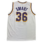 Autographed/Signed Marcus Smart Los Angeles White Basketball Jersey Beckett BAS COA