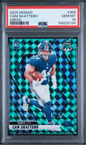 Graded 2025 Panini Mosaic Cam Skattebo #305 Green Rookie RC Football Card PSA 10 Gem Mint