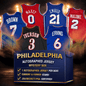 Autographed/Signed Philadelphia Basketball Jersey Mystery Box with PSA JSA or Beckett COA