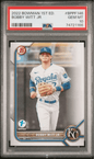 Graded 2022 Topps Bowman 1st Edition Bobby Witt Jr #BPPF146 Rookie RC Baseball Card PSA 10 Gem Mint