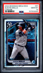 Graded 2024 Bowman Austin Wells #87 Mega Box Chrome Prospects Rookie RC Baseball Card PSA 10 Gem Mint