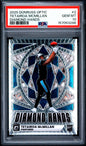 Graded 2025 Panini Donruss Optic Tetairoa McMillan #2 Diamond Hands Rookie RC Football Card PSA 10 Gem Mint
