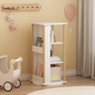 360° Rotating Kids Bookshelf with Chalkboard