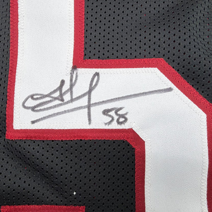 Autographed/Signed Jordan Hicks Arizona Black Football Jersey JSA COA