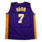 Autographed/Signed Lamar Odom Los Angeles Purple Basketball Jersey JSA COA