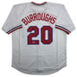 Autographed/Signed Jeff Burroughs Texas White Baseball Jersey Beckett BAS COA