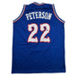 Autographed/Signed Darryn Peterson Kansas Blue College Basketball Jersey Beckett BAS COA