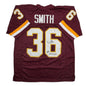 Autographed/Signed Timmy Smith Washington Maroon Football Jersey Beckett BAS COA