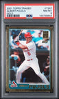 Graded 2001 Topps Traded Albert Pujols #T247 Gold Foil /2001 Rookie RC Baseball Card PSA 8 NM-MT