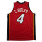 Autographed/Signed Caron Butler Miami Red Basketball Jersey Beckett BAS COA