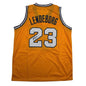 Autographed/Signed Yaxel Lendeborg Michigan Yellow College Basketball Jersey JSA COA