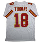 Autographed/Signed Emmitt Thomas Kansas City White Football Jersey PSA/DNA COA