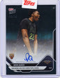 2025 Topps Now Derik Queen #79A Black Auto /10 Star Rookie Logs First Career Triple Double New Orleans Pelicans Rookie RC Basketball Card