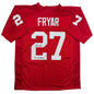 Autographed/Signed Irving Fryar "Scoring Explosion" Nebraska Red College Football Jersey Beckett BAS COA