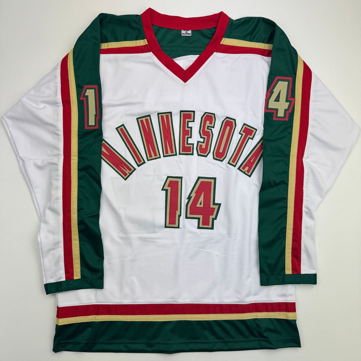 Autographed/Signed Joel Eriksson Ek Minnesota White 25th Anniversary Hockey Jersey Beckett BAS COA