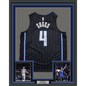 Framed Autographed/Signed Jalen Suggs 35x39 Orlando Magic Black Authentic Basketball Jersey Fanatics COA
