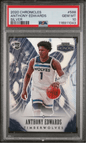 Graded 2020 Panini Chronicles Anthony Edwards #588 Silver Rookie RC Basketball Card PSA 10 Gem Mint