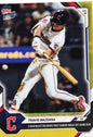 2026 Topps Now Travis Bazzana #462 Gold Foil /50 2 Run Blast Delivers First Career Walk Off Home Run Cleveland Guardians Rookie RC Baseball Card