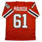 Autographed/Signed Francis Mauigoa Miami Orange College Football Jersey JSA COA