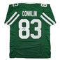 Autographed/Signed Tyler Conklin New York Green Football Jersey JSA COA