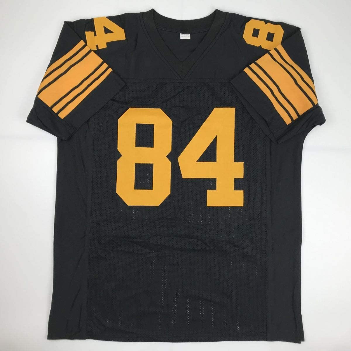 Autographed/Signed Antonio Brown Pittsburgh Steelers Color Rush Black Football Jersey JSA COA