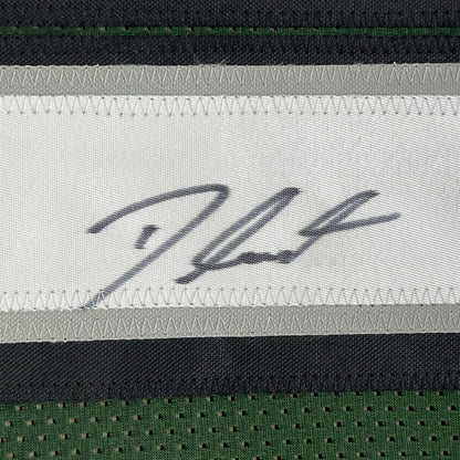 Framed Autographed/Signed D'Andre Swift 35x39 Philadelphia Green Football Jersey JSA COA