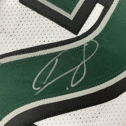 Framed Autographed/Signed Darius Slay Jr. 35x39 Philadelphia White Football Jersey JSA COA