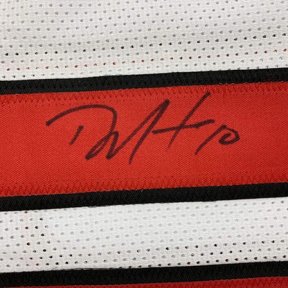 Framed Autographed/Signed DeAndre Hopkins 35x39 Arizona White Football Jersey JSA COA