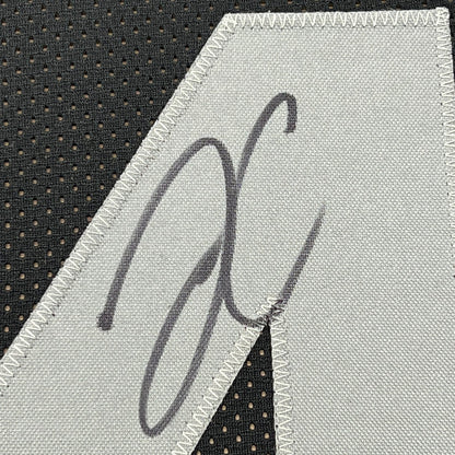 Framed Autographed/Signed Derek Carr 35x39 Las Vegas Oakland Black Football Jersey JSA COA