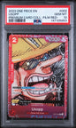 Graded 2023 One Piece Usopp #002 ST01 Premium Card Collection Film Red Trading Card Game PSA 10 Gem Mint