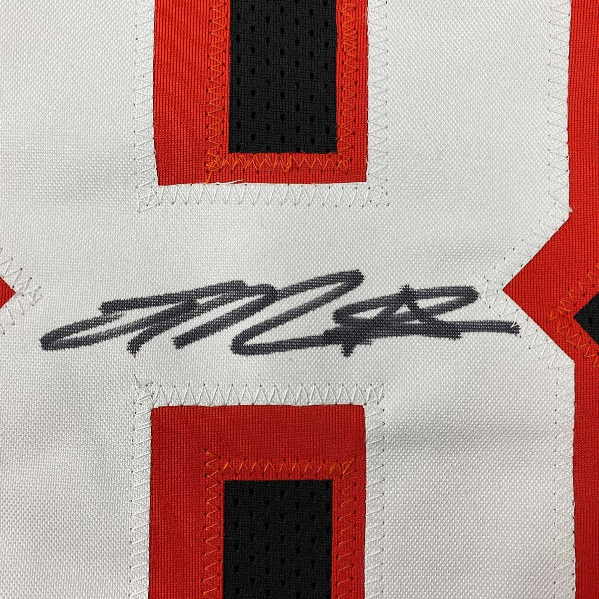 Framed Autographed/Signed Joe Mixon 35x39 Cincinnati Black Football Jersey JSA COA #2