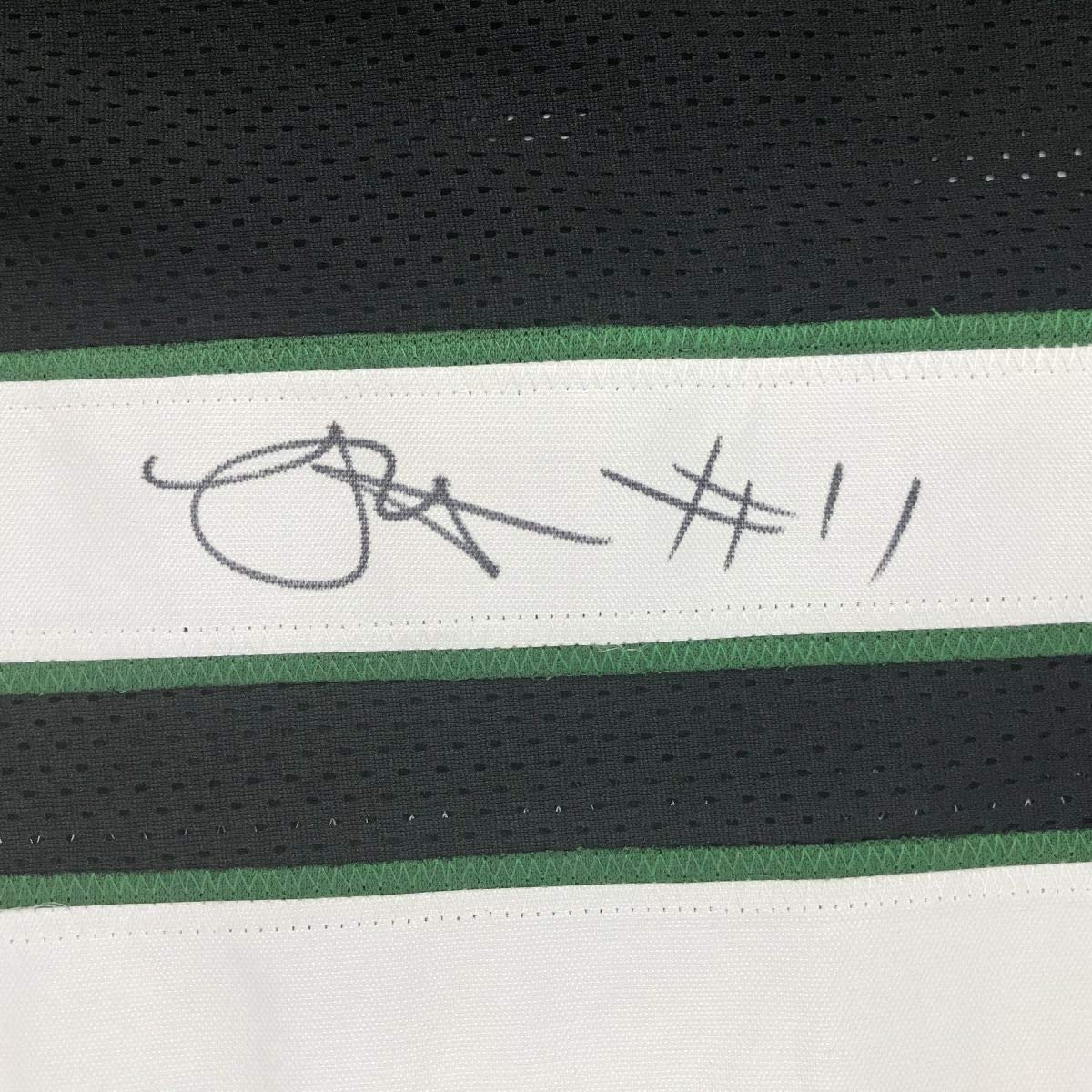Framed Autographed/Signed Robby Anderson 35x39 New York 2019 Black Football Jersey JSA COA