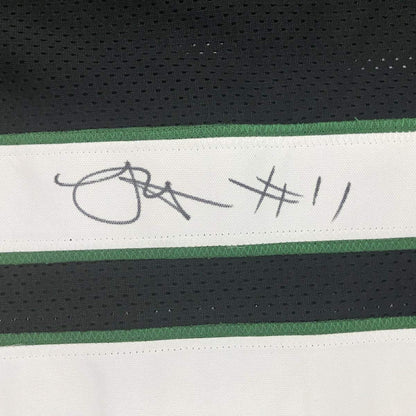 Framed Autographed/Signed Robby Anderson 35x39 New York 2019 Black Football Jersey JSA COA