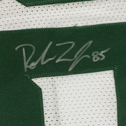 Framed Autographed/Signed Robert Tonyan 35x39 Green Bay White Football Jersey Beckett BAS COA