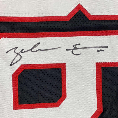 Framed Autographed/Signed Zach Ertz 35x39 Arizona Black Football Jersey JSA COA
