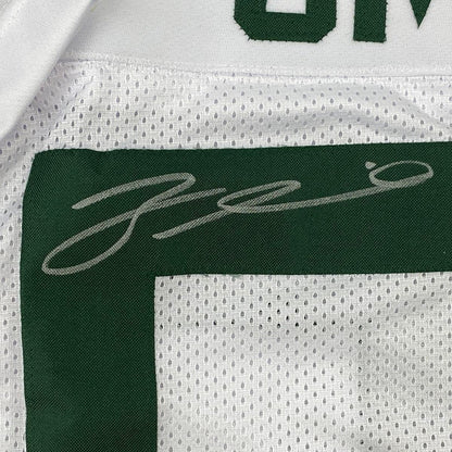 Framed Autographed/Signed Za'Darius Smith 35x39 Green Bay White Football Jersey JSA COA