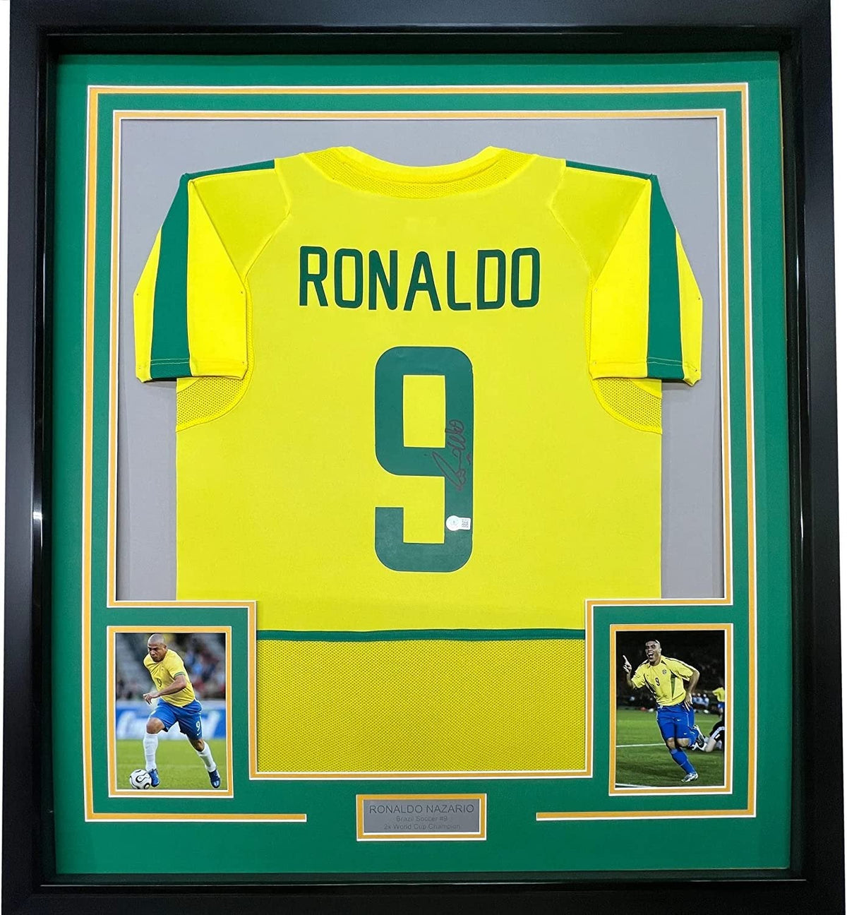 Framed Custom Frame Your Jersey 35x39 Professionally Framed & Matted Deluxe Framing with Photos Jersey Free Shipping