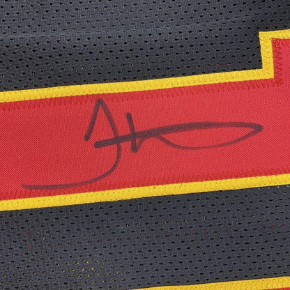 Autographed/Signed Tyreek Hill Kansas City Black Football Jersey JSA COA