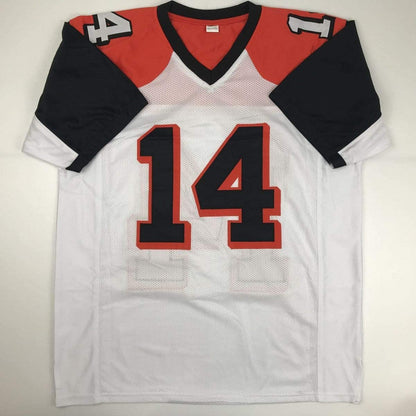 Autographed/Signed Andy Dalton Cincinnati White Football Jersey JSA COA