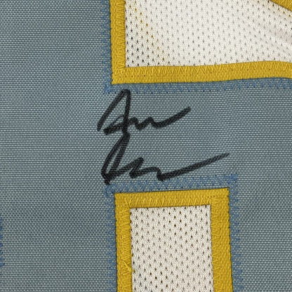 Autographed/Signed Asante Samuel Jr. Los Angeles LA White Football Jersey JSA COA
