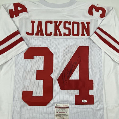 Autographed/Signed Bo Jackson AFC Pro Bowl White Football Jersey JSA COA