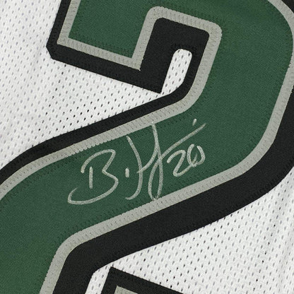 Autographed/Signed Brian Dawkins Philadelphia White Football Jersey JSA COA